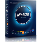 MY SIZE - PRO CONDOMS 57 MM 3 UNITS